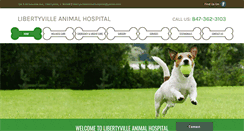 Desktop Screenshot of libertyvilleanimalhospital.com