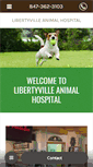 Mobile Screenshot of libertyvilleanimalhospital.com